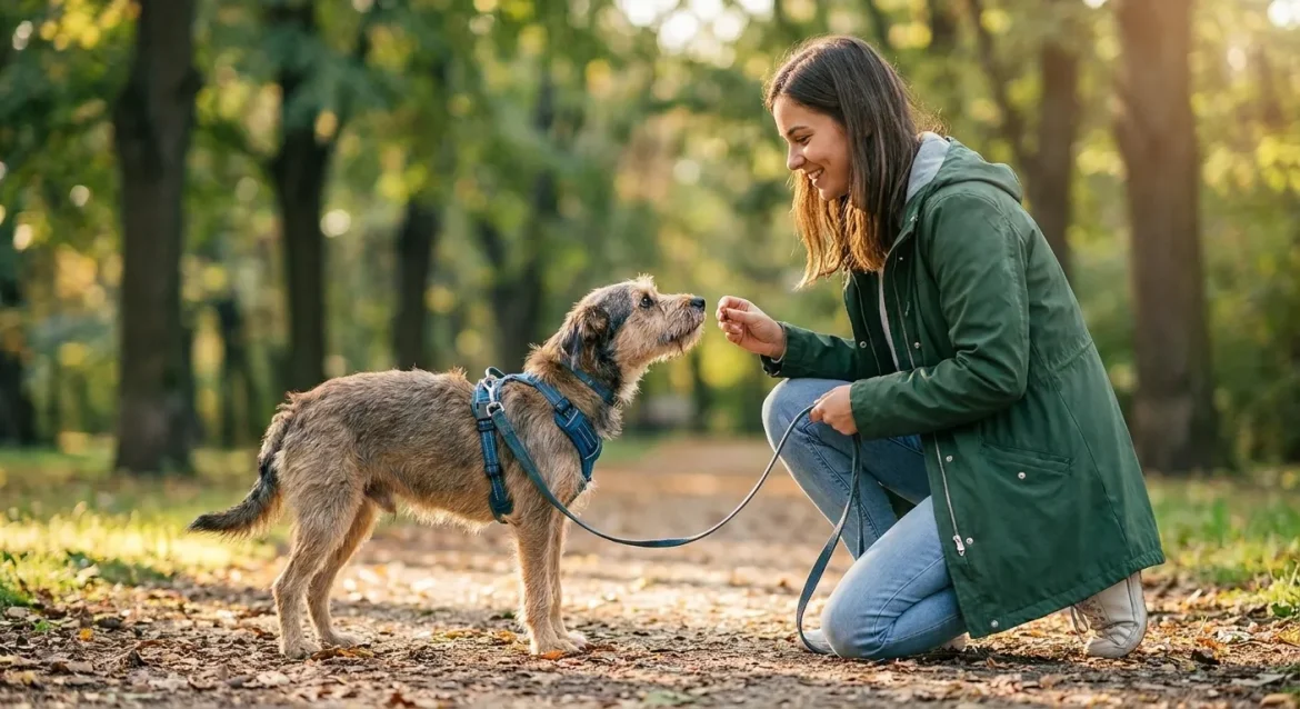anxious dog walking — Building Confidence on Walks: Helping Shy or Anxious Dogs Thrive Outdoors