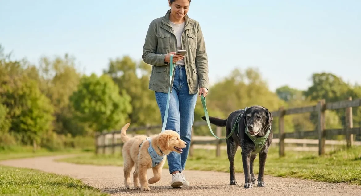 puppy and senior dog walks — Tailored Adventures: Adapting Puppy and Senior Dog Walks for Every Stage